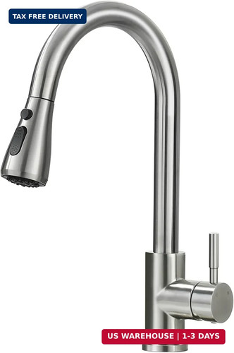 Kitchen faucet with pull down - kitchen,