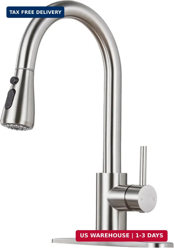 Kitchen faucet with pull down - kitchen,