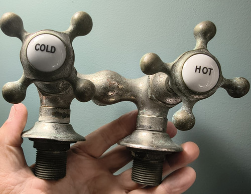 Antique nickel plated brass - nickel,