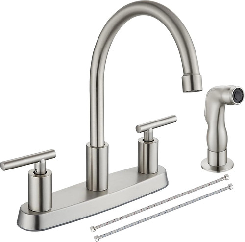 Handle kitchen faucet with - 2-handle,