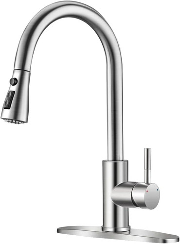 Kitchen sink faucet - faucet, pull